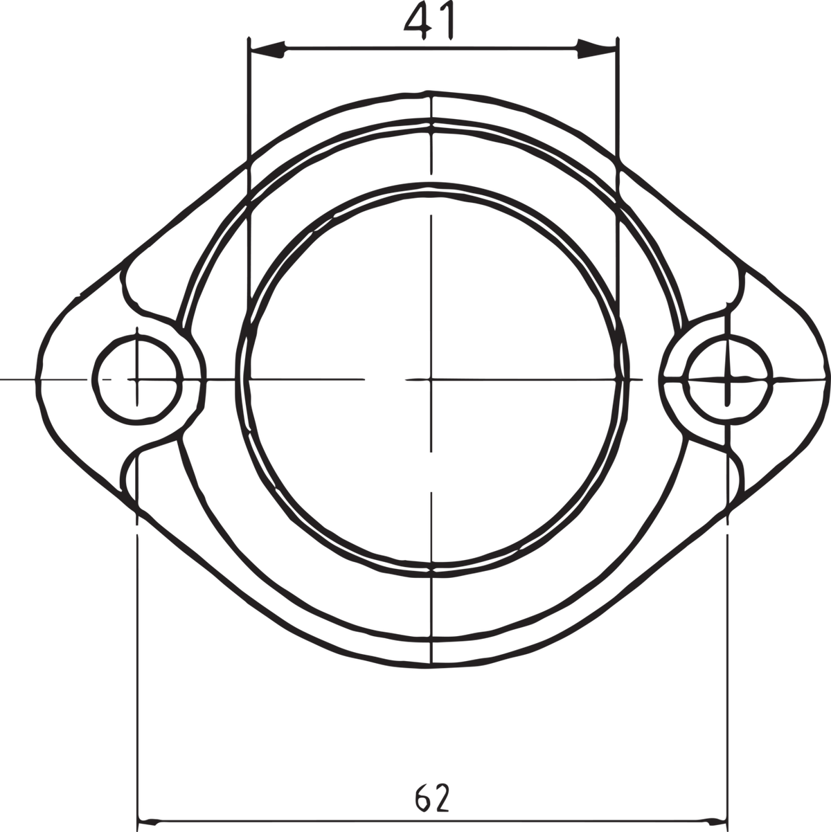 KIMPEX Carburetor Mounting Flange Polaris