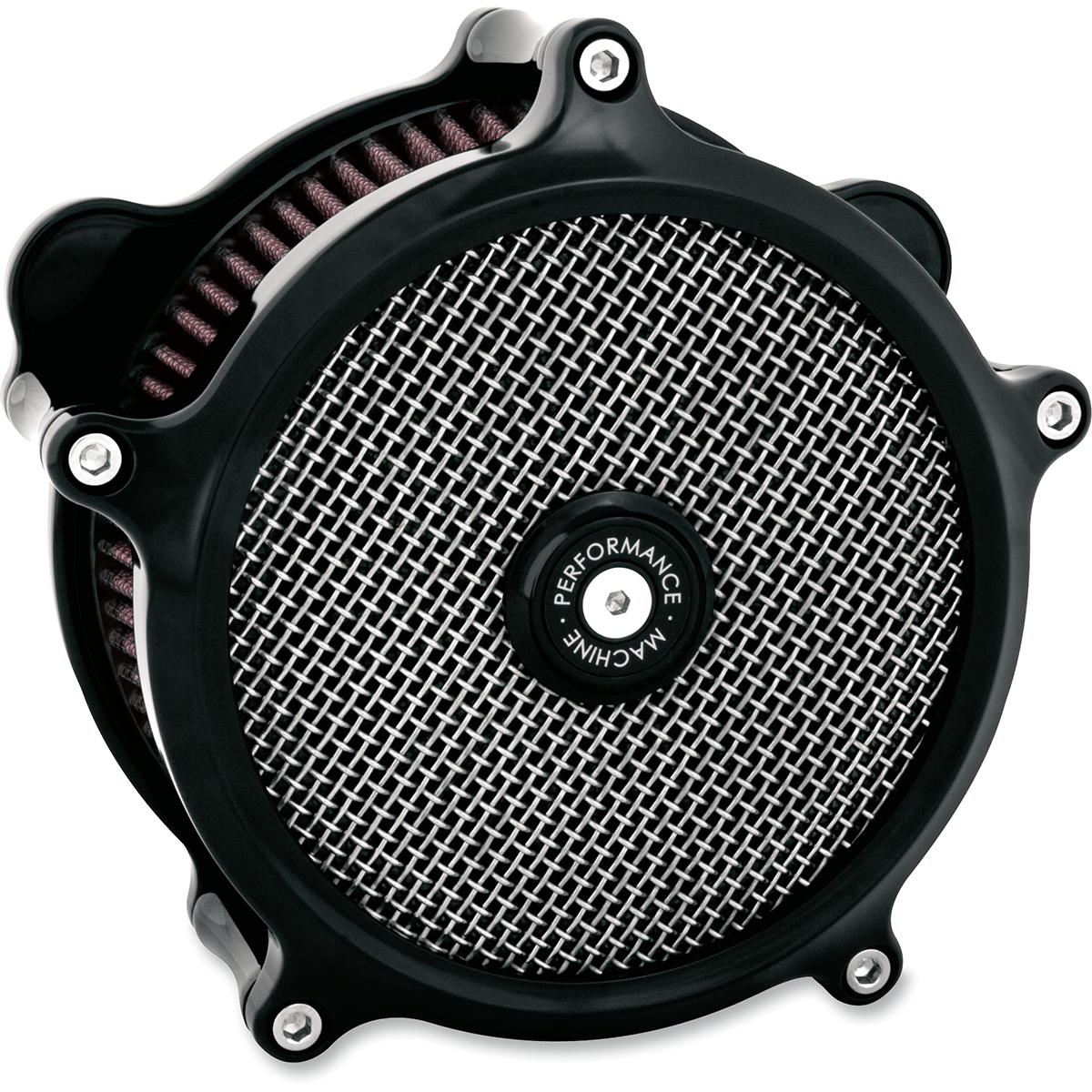 PERFORMANCE MACHINE PM Super Gas Air Cleaner Kit Black 02062151B