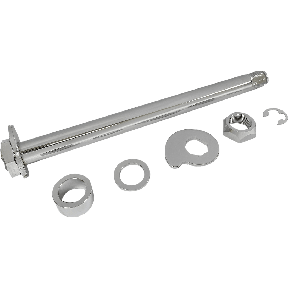 DRAG SPECIALTIES Axle Kit Rear Chrome '08 FLT