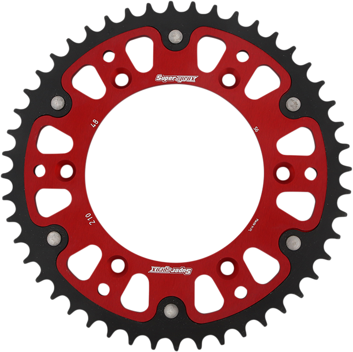 SUPERSPROX Stealth Rear Sprocket 48 Tooth Red Honda RST21048RED