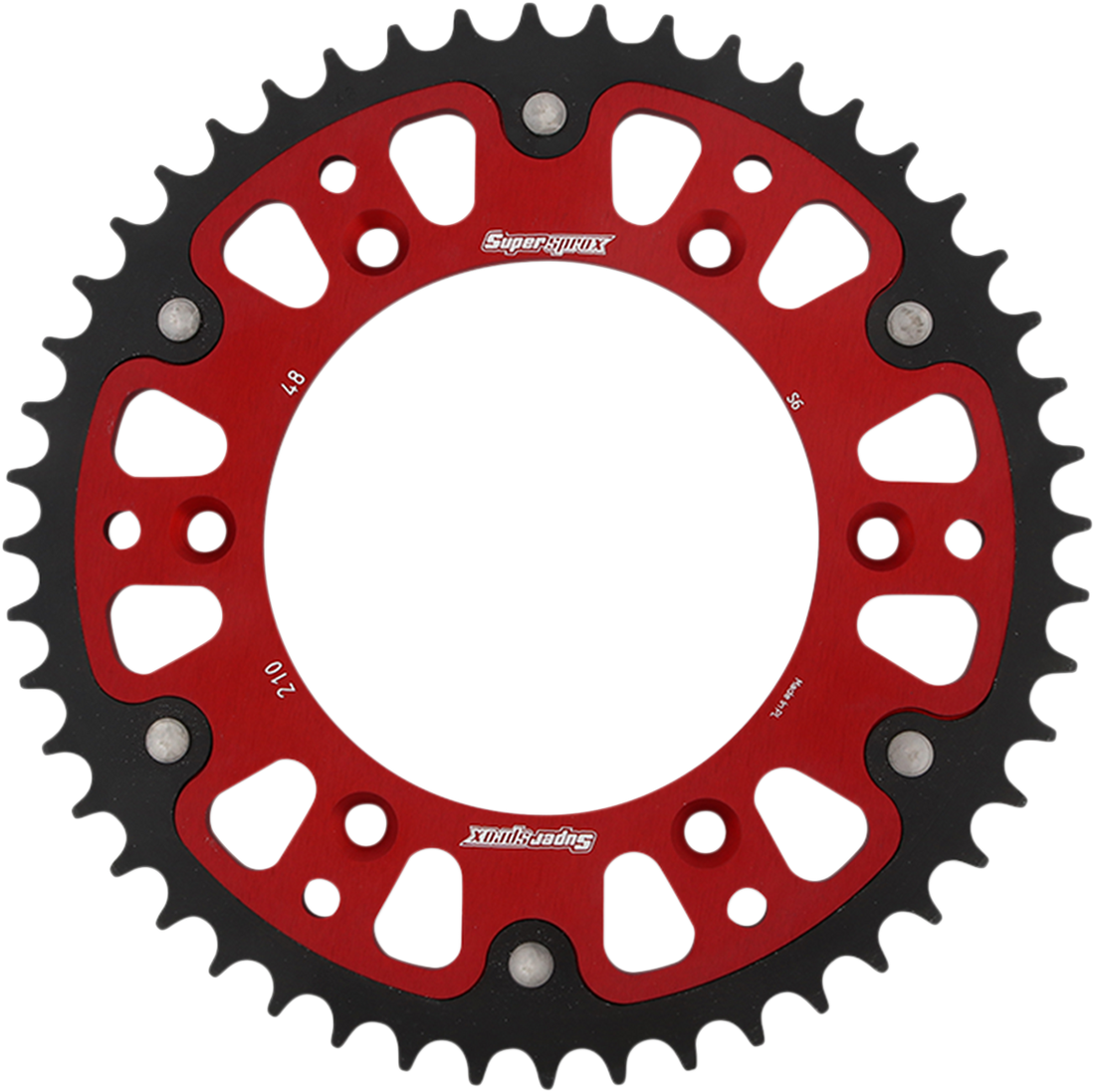 SUPERSPROX Stealth Rear Sprocket 48 Tooth Red Honda RST21048RED