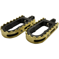 LA CHOPPERS BMX Footpegs Black/Brass LA720502B