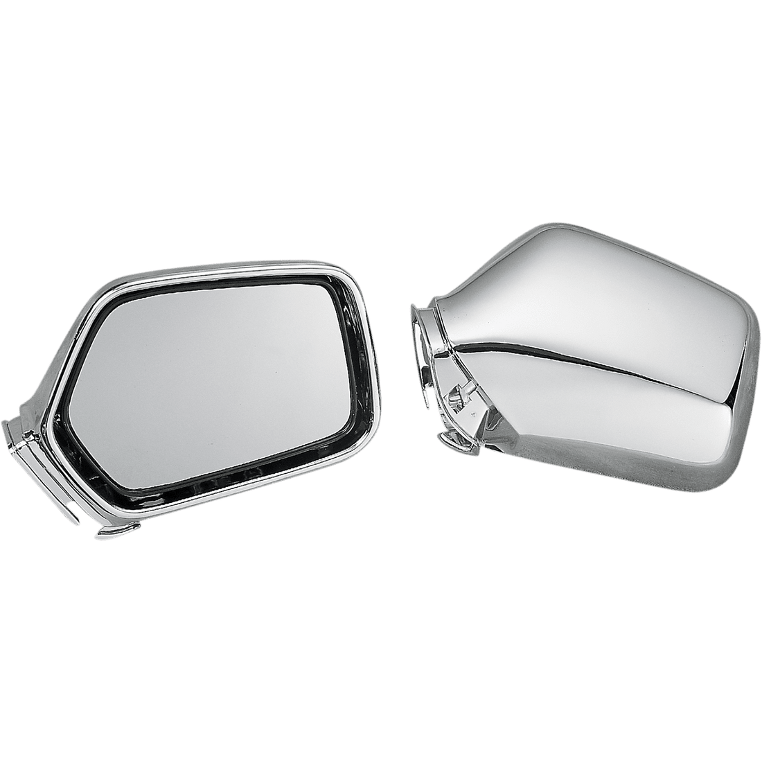 SHOW CHROME Mirrors Side View Rectangle Chrome 2445