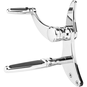 HAWG HALTERS Forward Control '14+ FLH Chrome Standard Folding Rubber Inlay Pegs Solid Lever FCKF14CSFR