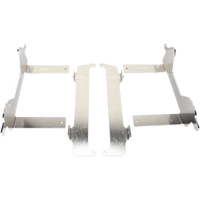 MOOSE RACING Radiator Braces Silver Yamaha 11158