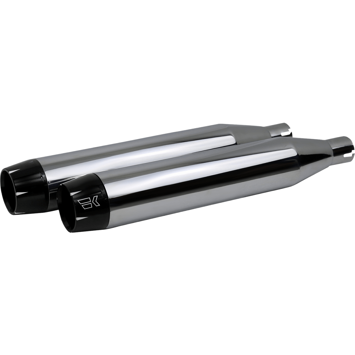 KHROME WERKS 3-1/2" Slip-On Mufflers Chrome 202500