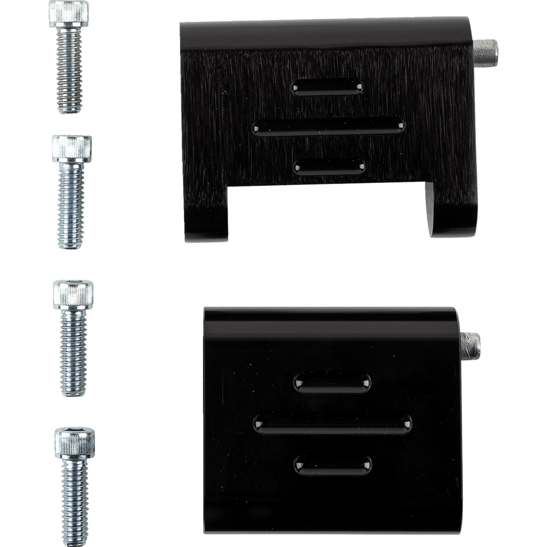 RIVCO PRODUCTS Passenger Floorboard Mounts Black HDPBLABKRE