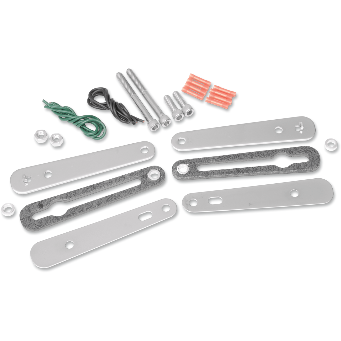 SADDLEMEN Turn Signal Relocation Kit Sportster Chrome