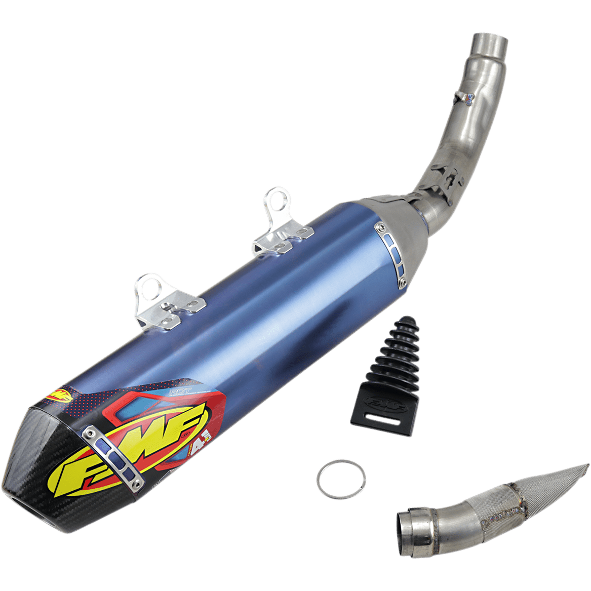 FMF Factory 4.1 RCT Muffler Anodized Titanium 045629