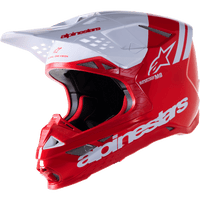 ALPINESTARS Supertech M8 Helmet Radium 2 MIPS® Gloss Red/White Medium