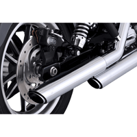 VANCE & HINES 3" Twin Slash Slip-On Muffler Chrome 16337