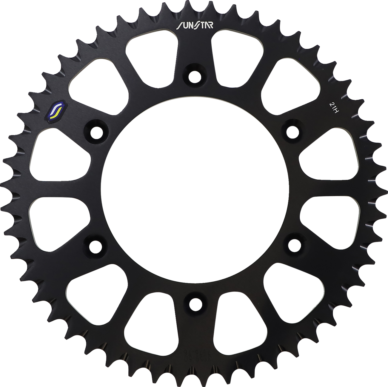 SUNSTAR SPROCKETS Rear Sprocket 50 Tooth Honda Works/Black 5355950BK