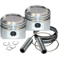 S&S CYCLE Piston Kit for 89" Stroker Kits & Super Stock® Heads 3.5" Standard