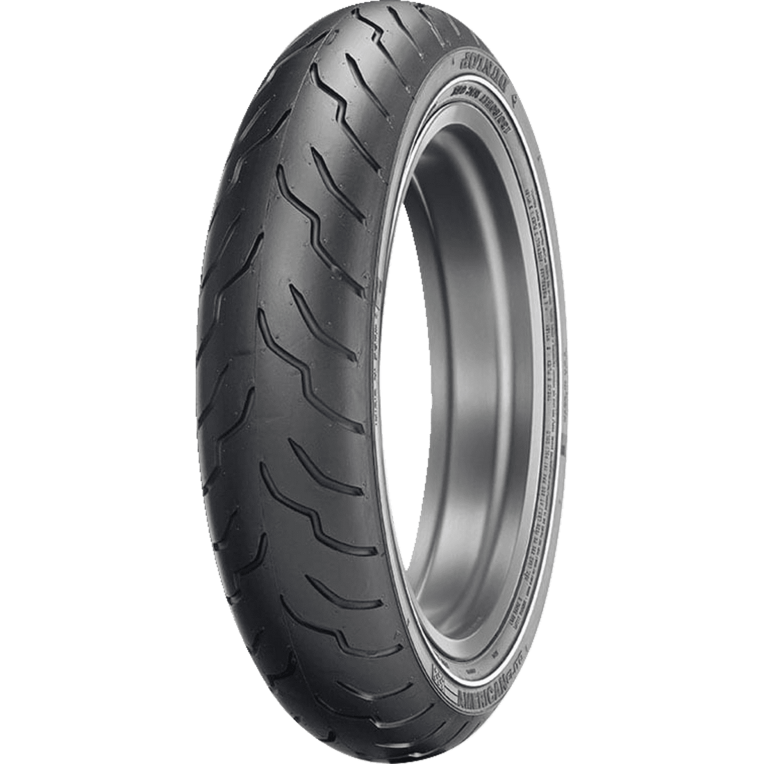 DUNLOP Tire American Elite Front 130/80B17 Narrow Whitewall 65H 45131875