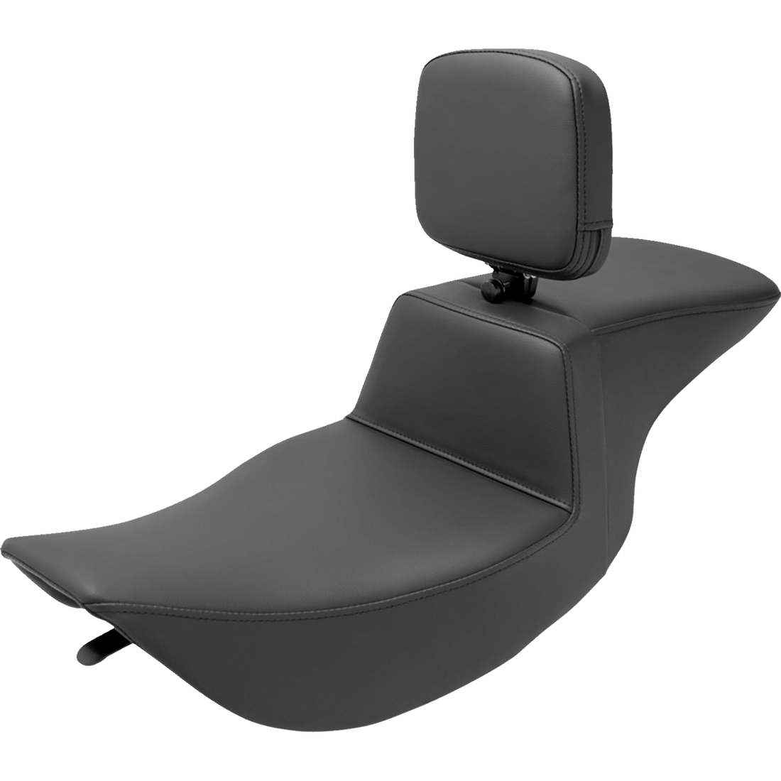 SADDLEMEN Tour Step-Up Seat Rider Backrest Plain FLHR/FLHX '97-'07 89706194BR