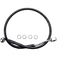 DRAG SPECIALTIES Brake Line Rear ABS Black