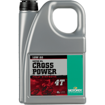 MOTOREX Cross Power Synthetic 4T Engine Oil 10W-60 4L 306217