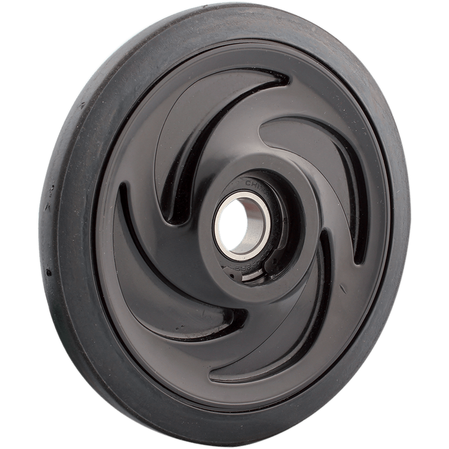 KIMPEX Idler Wheel with Bearing 6004-2RS Black Group 15 6.38" OD x 20 mm ID