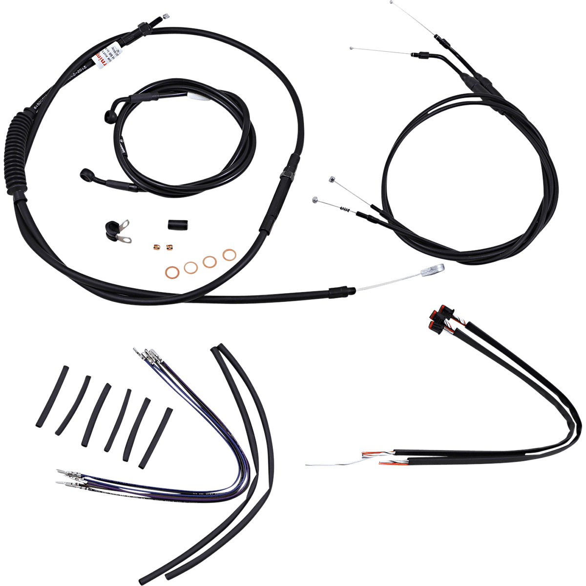 BURLY BRAND Control Kit 16" Ape Hanger Handlebars B301108