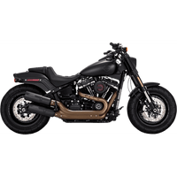 VANCE & HINES Black Hi-Output Mufflers 46547