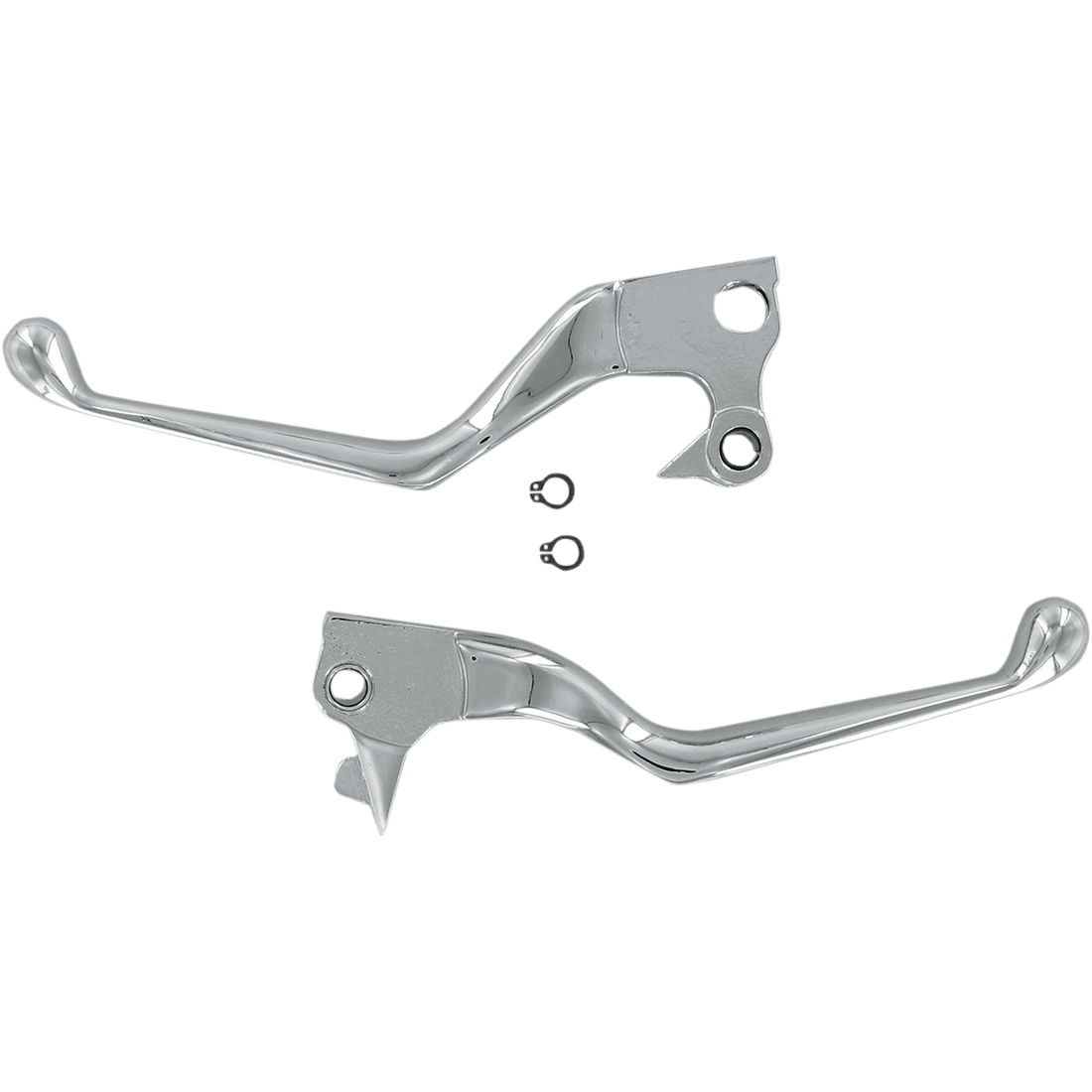 DRAG SPECIALTIES Lever Set Chrome