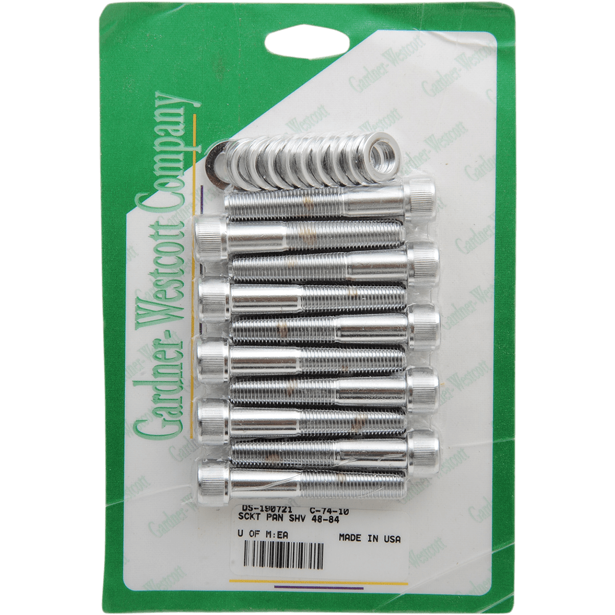 GARDNER-WESTCOTT Bolt Sets Socket-Head Panhead/Shovelhead