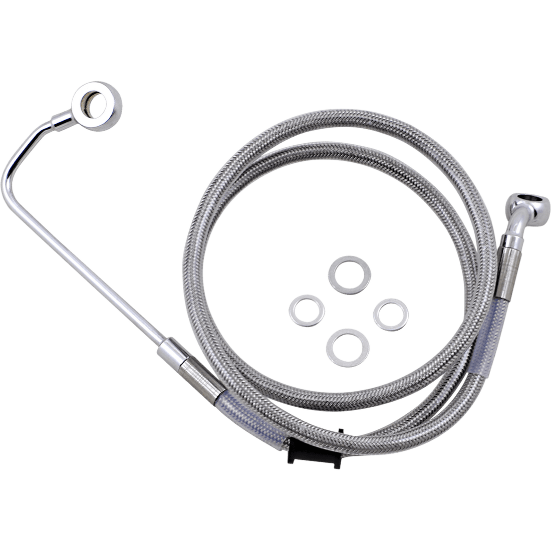 DRAG SPECIALTIES Brake Line +10" Stainless Steel '15-'17 Softail