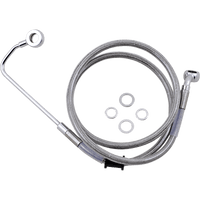 DRAG SPECIALTIES Brake Line +10" Stainless Steel '15-'17 Softail