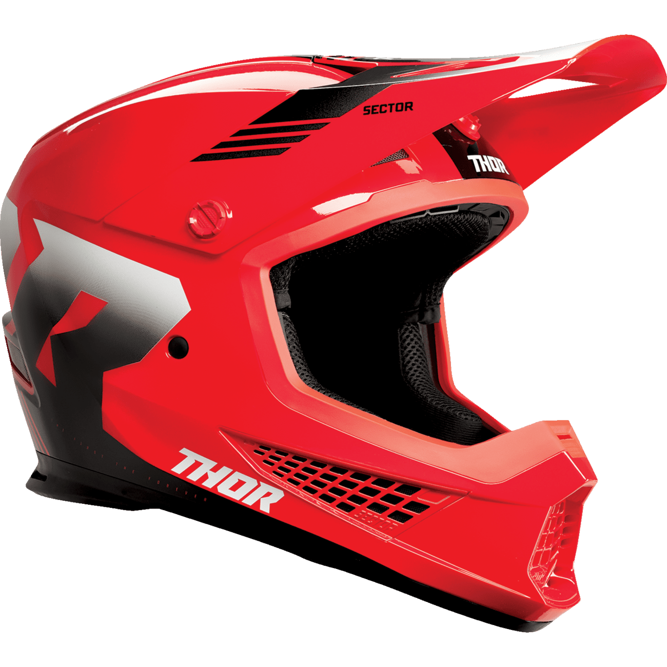 THOR Sector 2 Helmet Carve Red/White 2XL