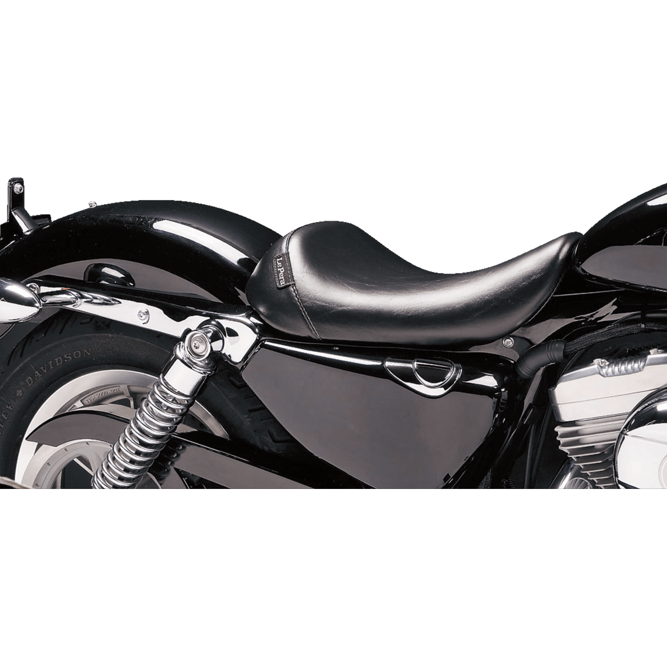 LE PERA Bare Bones Solo Seat Smooth Black XL '04-'22 LF006