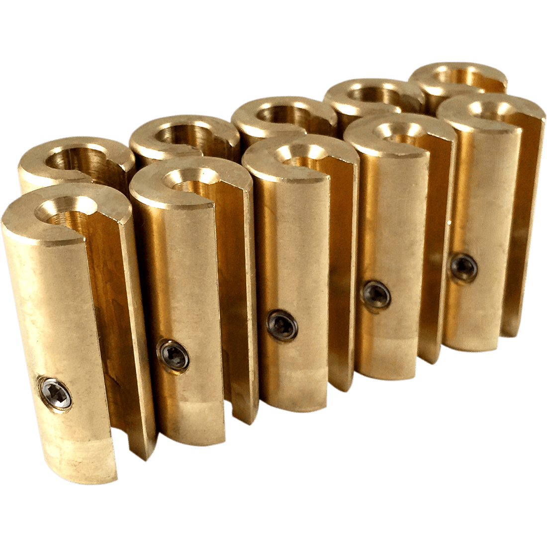 NO-MAR Wheel Weights Re-Usable 1-1/2 oz Brass 10 Pack