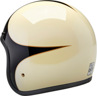 BILTWELL Bonanza Helmet Gloss Vintage White/Black Scallop XS 1001559201