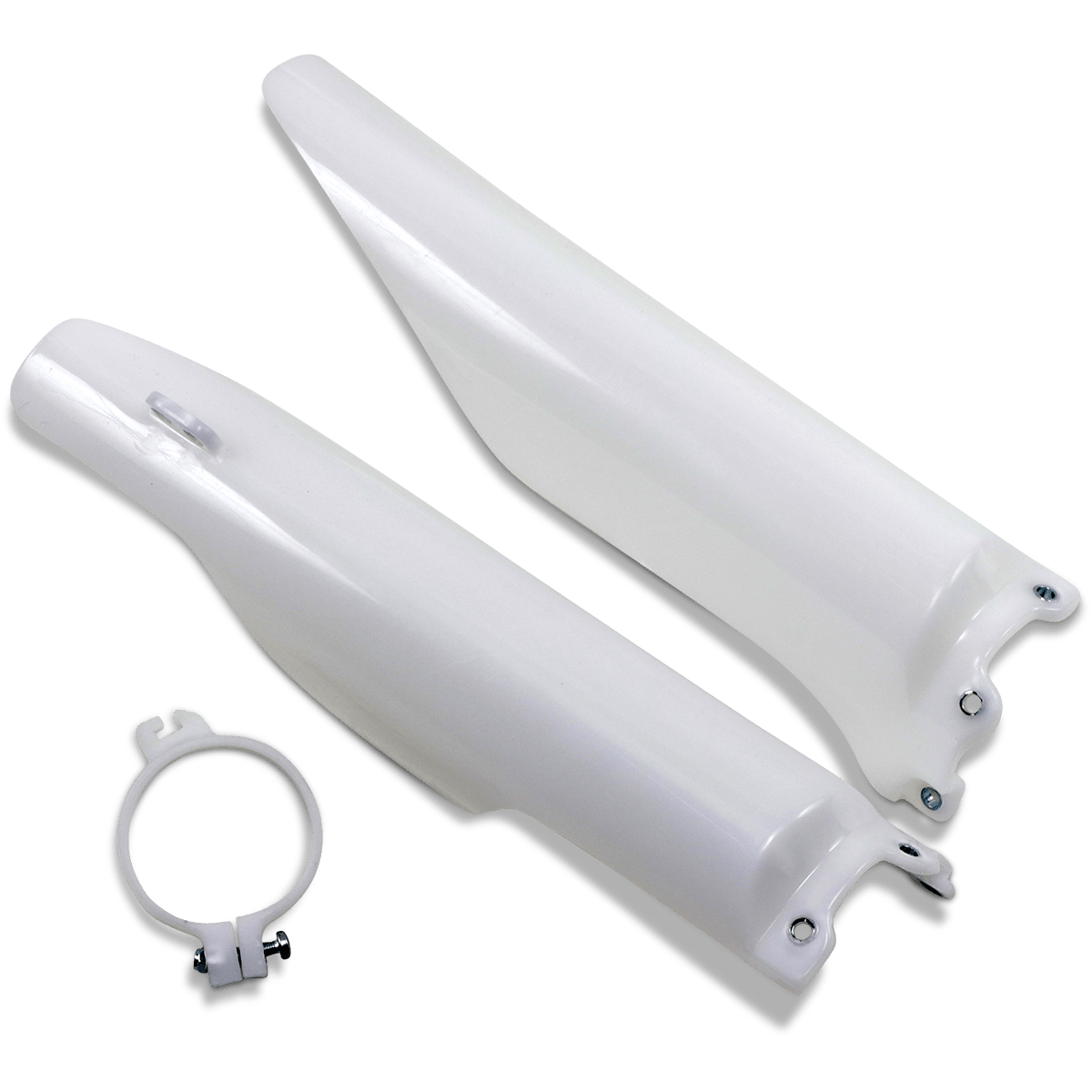 UFO Fork Slider Protectors White KX