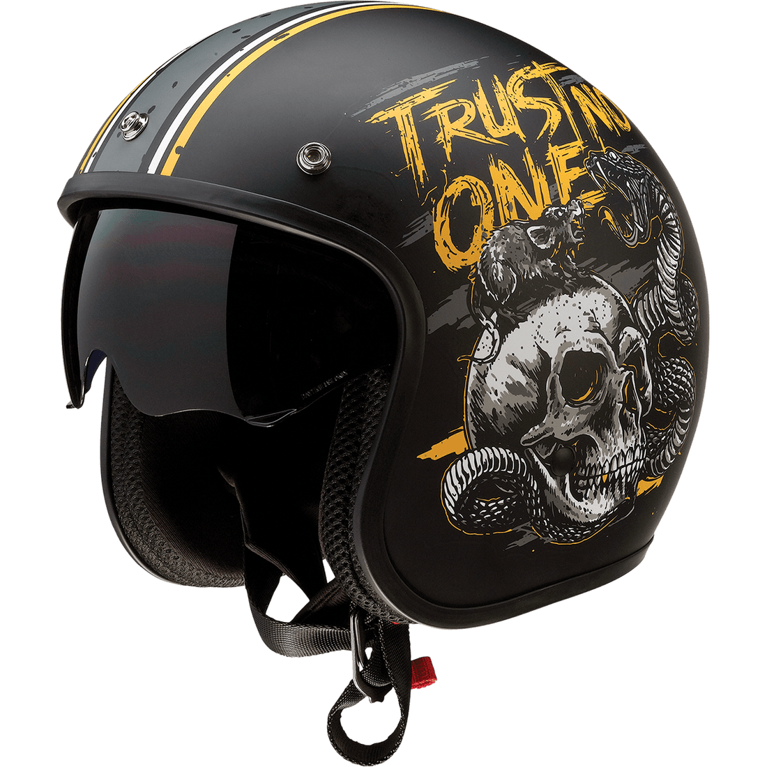 Z1R Saturn Helmet Trust No One Black/Yellow XL