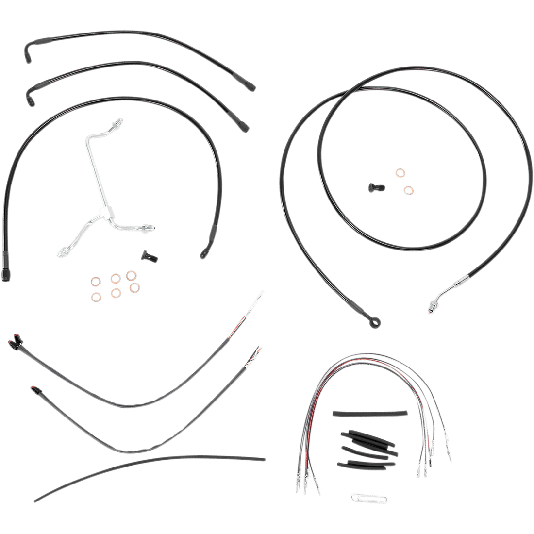 BURLY BRAND Control Kit 15" Ape Hanger Handlebars B301114