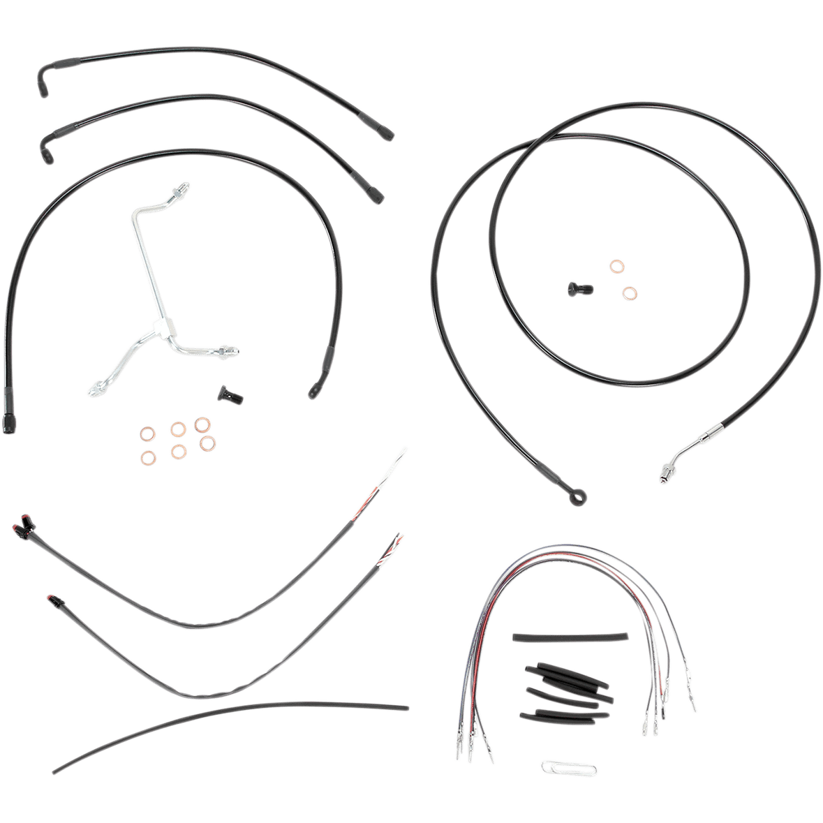 BURLY BRAND Control Kit 15" Ape Hanger Handlebars B301114