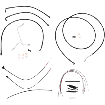 BURLY BRAND Control Kit 15" Ape Hanger Handlebars B301114