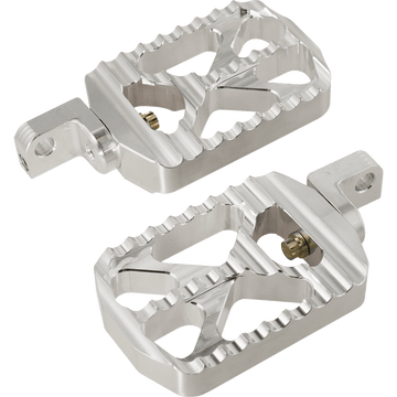 JOKER MACHINE Bear Claw Footpegs Silver Harley-Davidson 086463