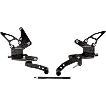 DRIVEN RACING TT Rearset Suzuki DRP721BK