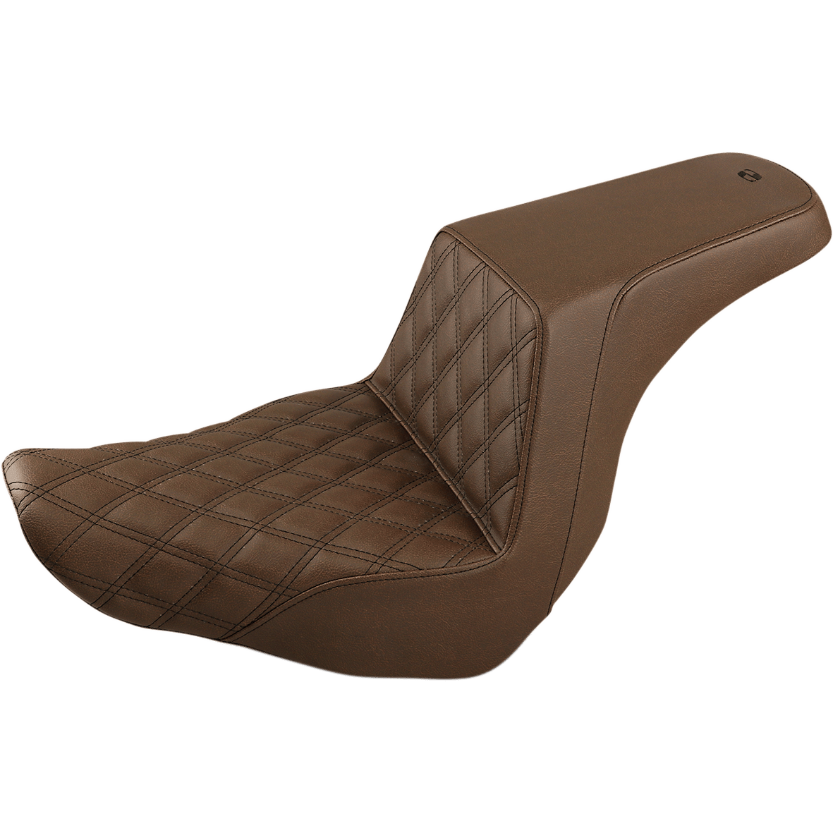 SADDLEMEN Step-Up Seat Front Lattice Stitch Brown 81829172BR