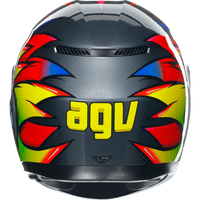 AGV K3 Helmet Birdy 2.0 Gray/Yellow/Red Large 2118381004012L