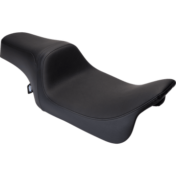 DRAG SPECIALTIES Predator 1Up Seat Vinyl Black Smooth FLH '08-'23