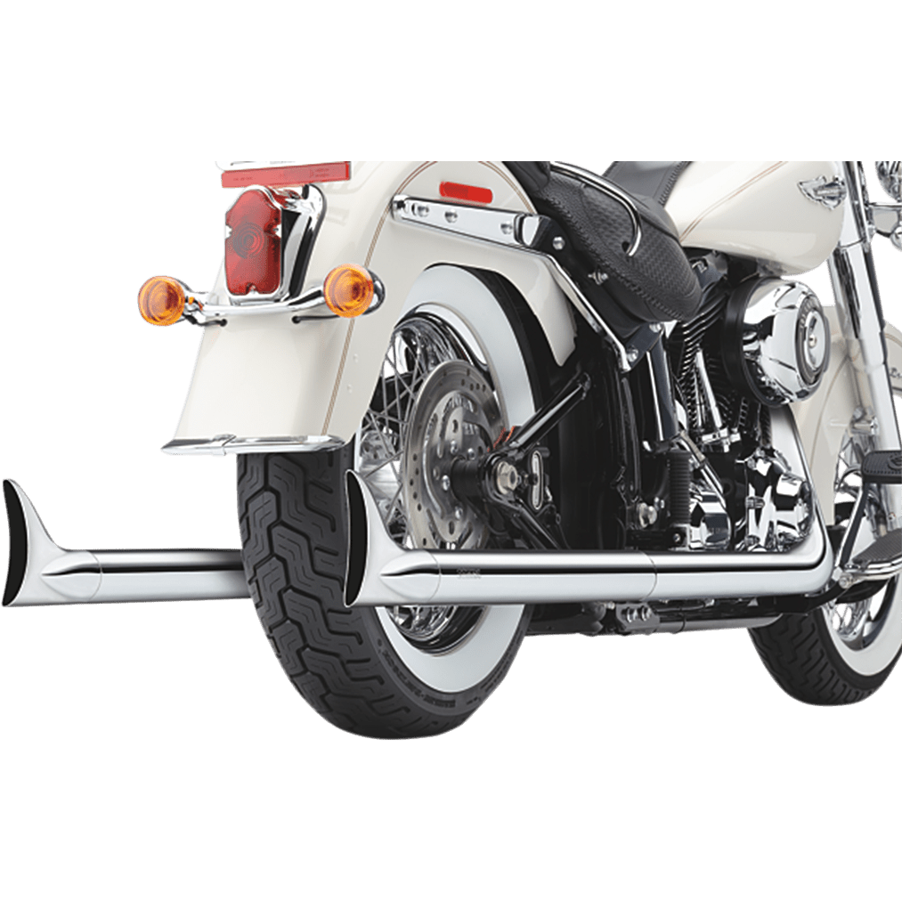 COBRA True Dual Exhaust Fishtail '97-'06 Softail 6987