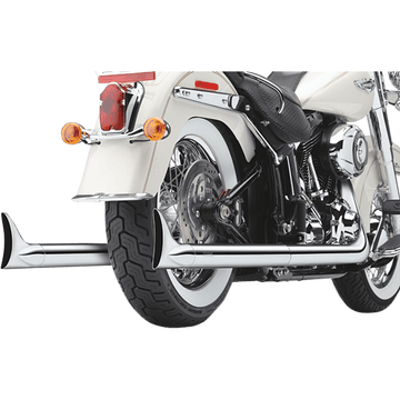 COBRA True Dual Exhaust Fishtail '97-'06 Softail 6987