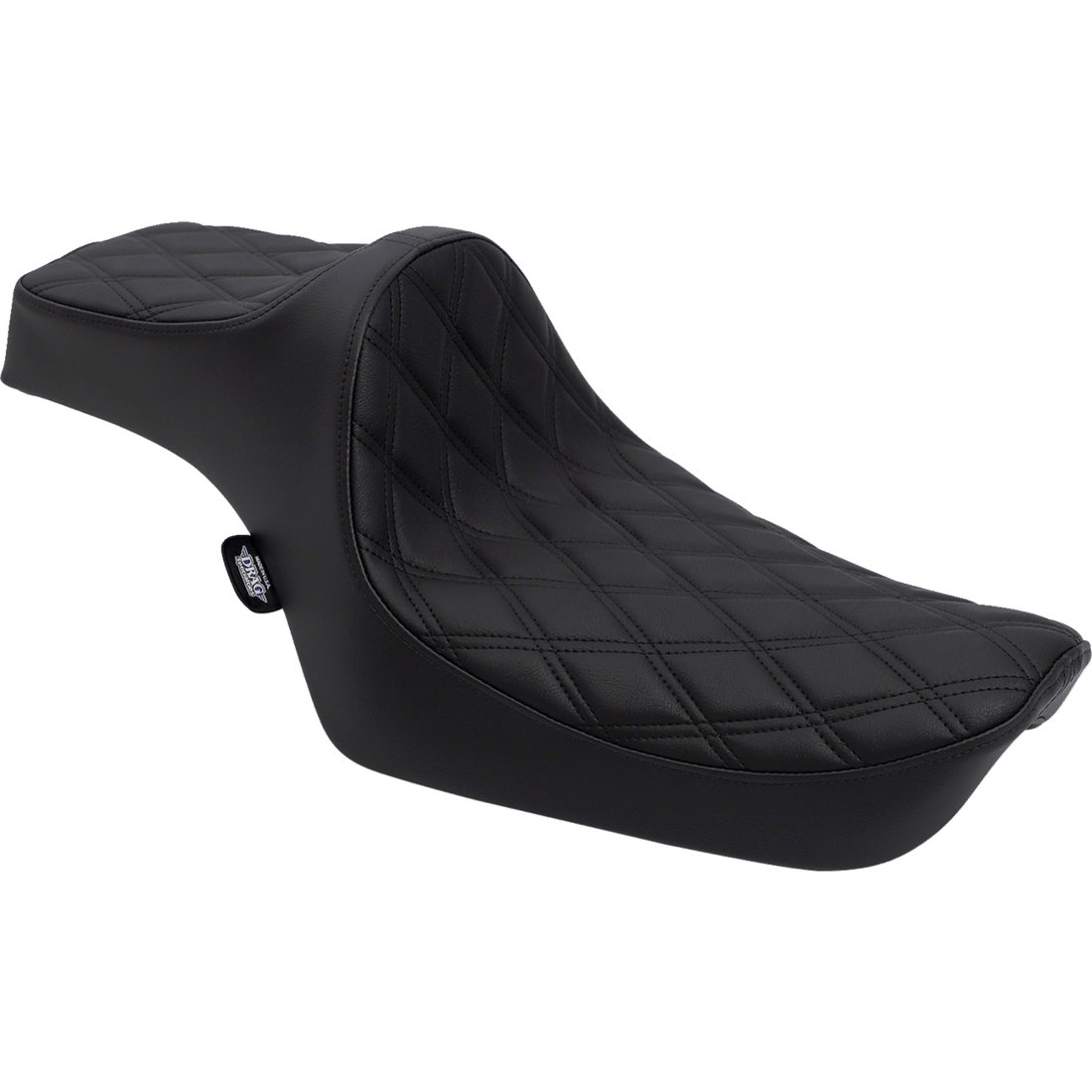 DRAG SPECIALTIES Predator III Seat Double Diamond Black Stitching XL '82-'03