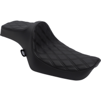 DRAG SPECIALTIES Predator III Seat Double Diamond Black Stitching XL '82-'03