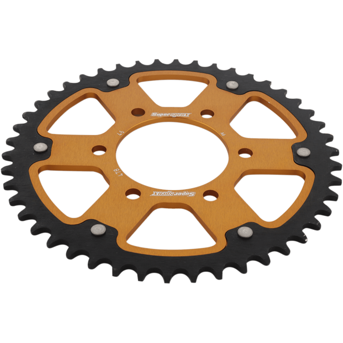 SUPERSPROX Stealth Rear Sprocket 46 Tooth Gold Kawasaki RST47846GLD