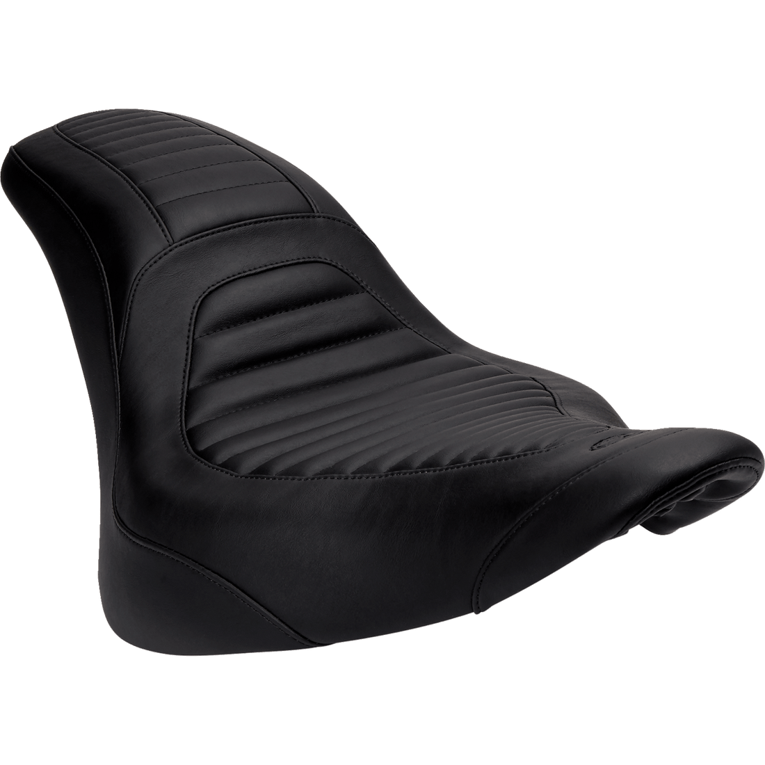 MUSTANG Seat Tripper™ Fastback Front Tuck-n-Roll Black FXSB 76781