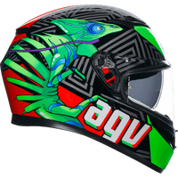 AGV K3 Helmet Kamaleon Black/Red/Green Small 2118381004013S