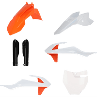 ACERBIS Full Replacement Body Kit OEM '21 Black/White/Orange 2980587118